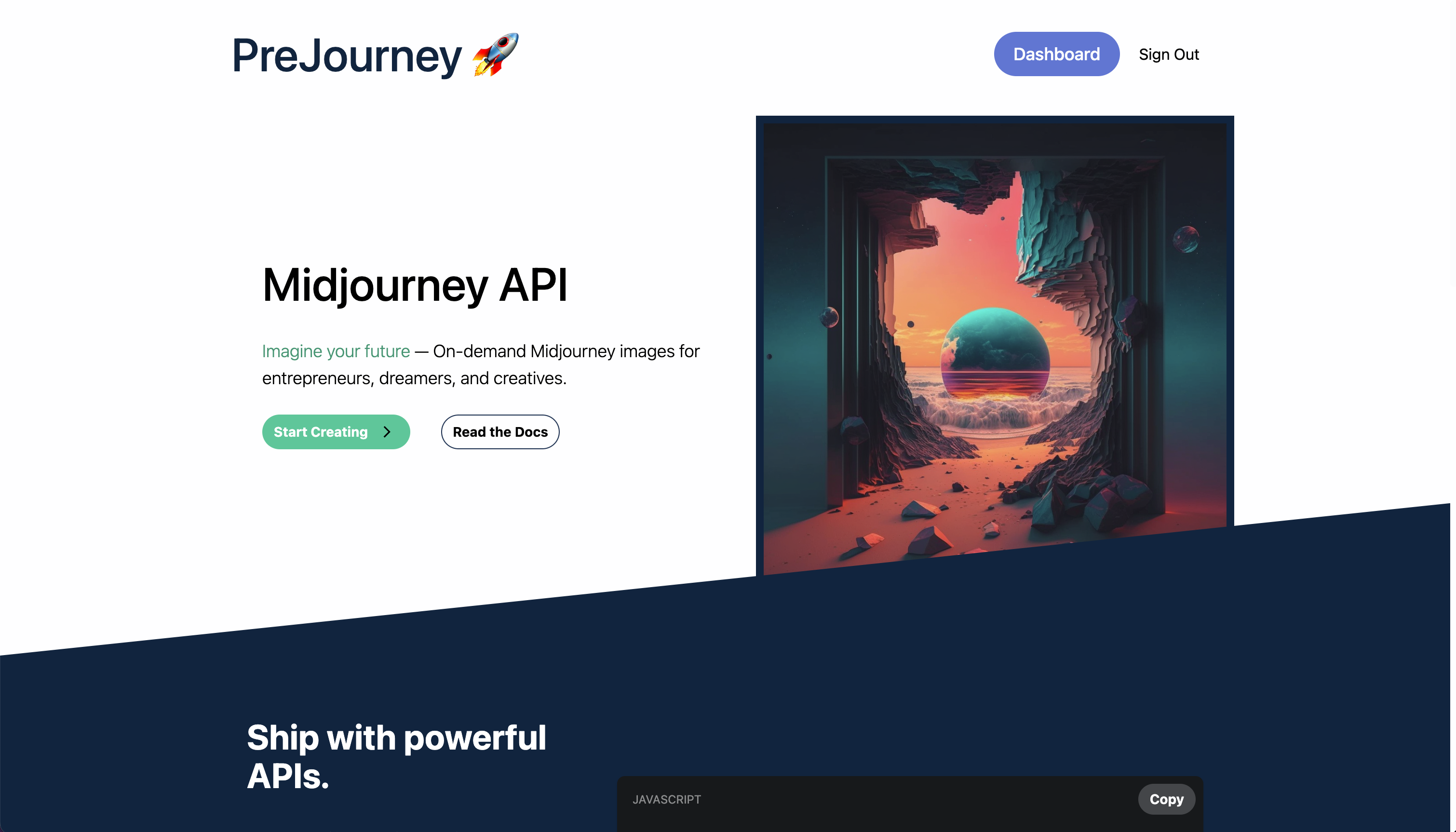 PreJourney Dashboard